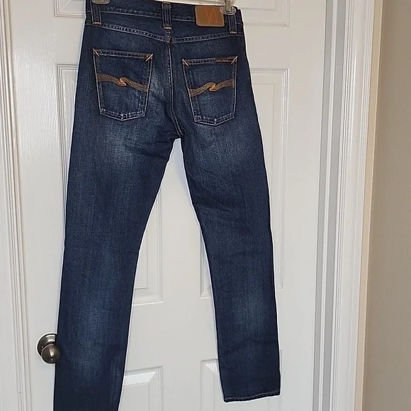 Nudie Jeans Co Mens Steady Eddie II Vacation Blues Jeans Size 29 32 - Picture 6 of 12